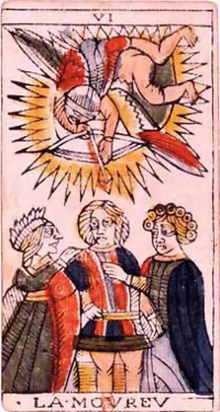 Carte du tarot de Marseille : L’Amoureux