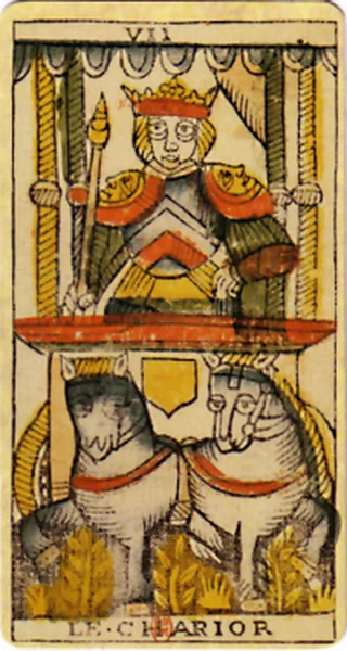 Carte du tarot de Marseille : Le Chariot