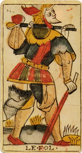 Carte du tarot de Marseille : Le Mat